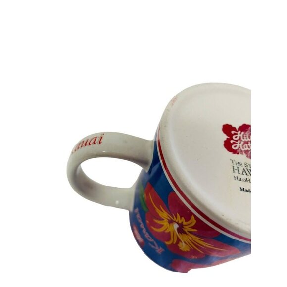 Hilo Hattie Coffee Cup Kauai Island Heritage The Store of Hawaii Hibiscus Themed - Picture 7 of 7